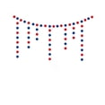 thumbnail image 2 of Linnome Independence Day Paper Streamer Colorful Festival Ribbon for Home Party Patriotic Scene Layout Decor, 2 of 9