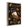 thumbnail image 3 of Stupell Industries Autumn Skies & Pumpkin Pies Brown Framed Floater Canvas Wall Art, design by Elizabeth Tyndall, 21 x 17, 3 of 9
