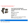 thumbnail image 2 of Front Control Arm Bushing Kit - Compatible with 1980 - 1981 Chevy Camaro, 2 of 2