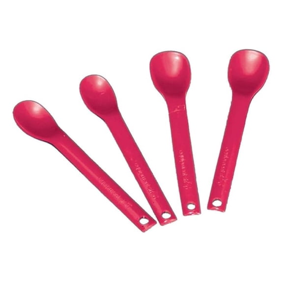 Maroon Spoons, Large - 10 Per Pack