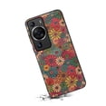 thumbnail image 3 of For Huawei P60 / P60 Pro Flower Case PU Leather Protective Back Cover - Spring / Green, 3 of 4