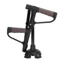 thumbnail image 1 of Folding Cane,Adjustable Height Walking Stick Retractable Collapsible Anti Slip Double T Handle Walking Stick Lightweight Portable Travel Folding Cane with LED Light for Old Man, 1 of 8