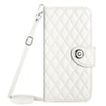 thumbnail image 2 of for iPhone 15 Pro Wallet Case, Elegant Card Holder Cash Slot PU Leather Kickstand Shoulder Strap Shockproof Protective Flip Women Girls Case Cover for iPhone 15 Pro, White, 2 of 6