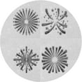 thumbnail image 1 of Ahgly Company Machine Washable Indoor Square Transitional Platinum Gray Area Rugs, 3' Square, 1 of 7