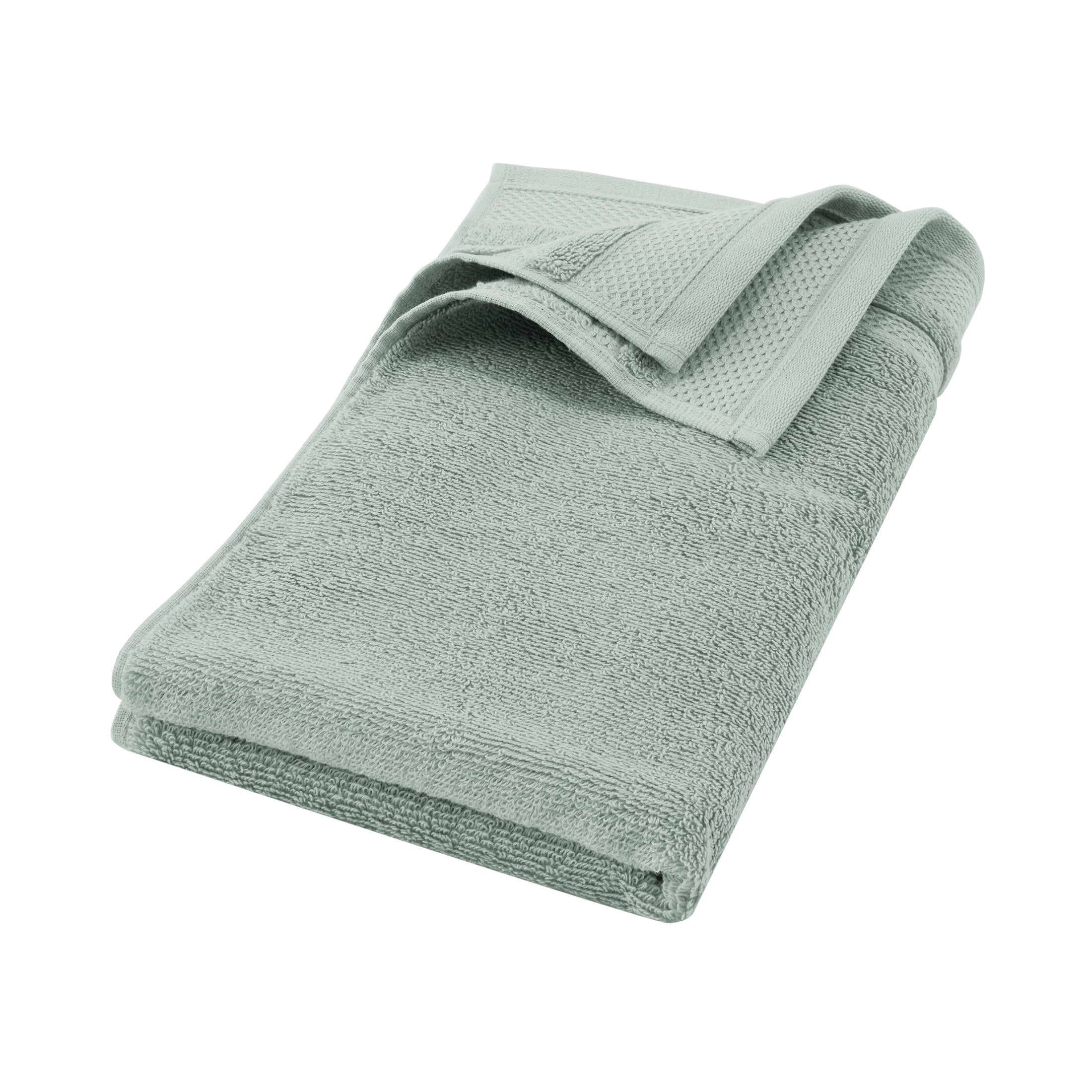 Hotel Style 6-Piece Bath Towel Set, 100% U.S. Grown Cotton, Green River