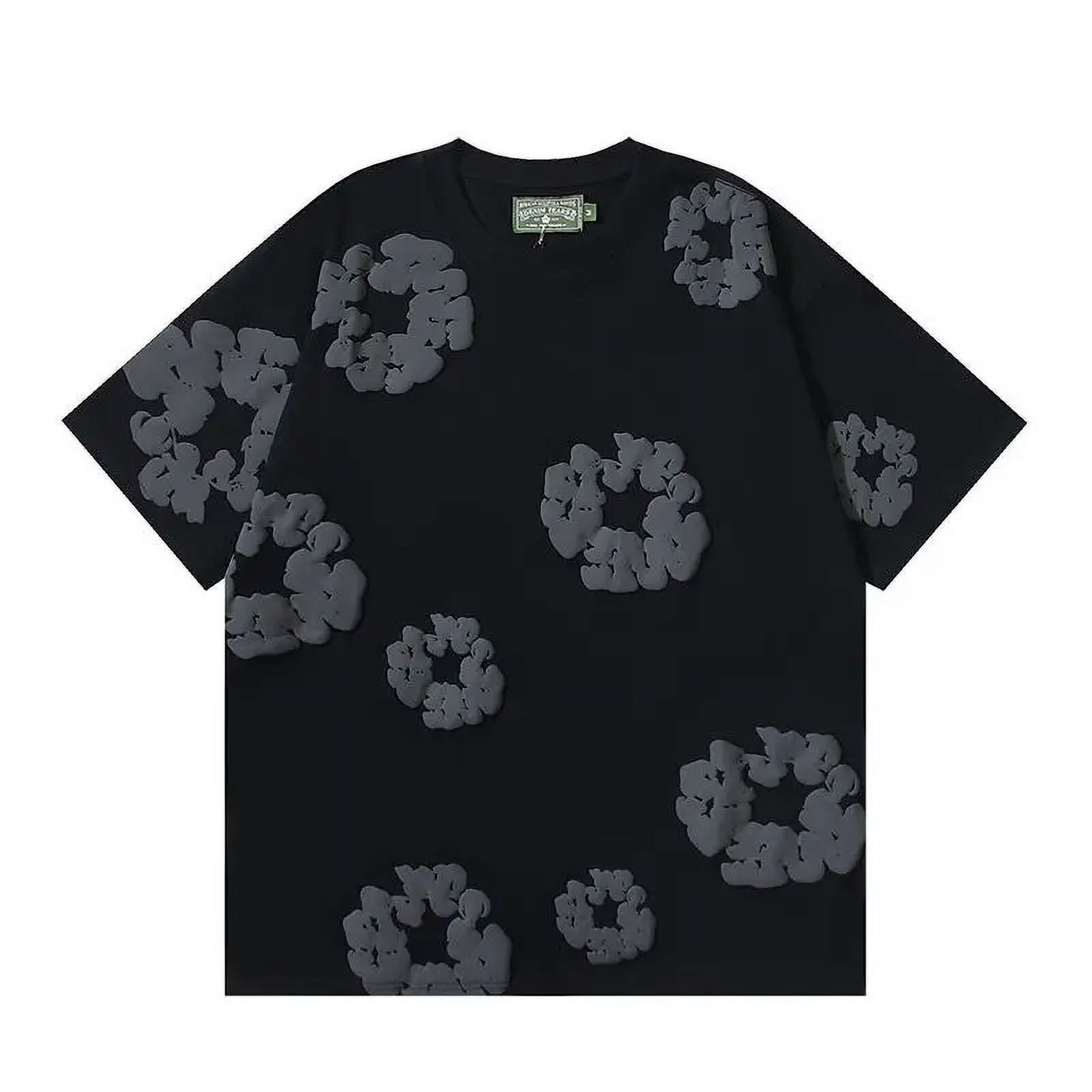DENIM TEARS New Fashion Men's Women's Same Kapok Foam Printing