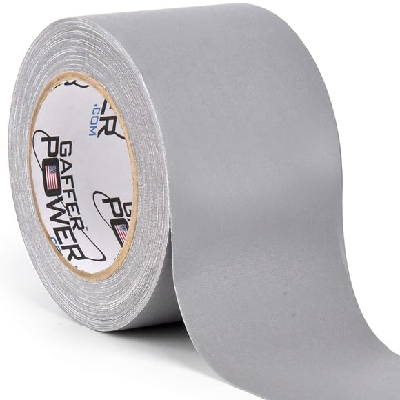 Gaffer Power Ruban Gaffer Professionnel Véritable de Qualité Supérieure Fabriqué aux É.-U. - Gris 3 Pouces X 30 Yards - Ruban Gaffer Robuste - Non Réfléchissant - Polyvalent - Meilleur Que le Ruban Adhésif