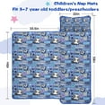 thumbnail image 5 of Blue Soccer Themed Pattern Toddler Nap Mats for Kids Preschool,Sleeping Mat Bag or Kids,Toddler Sleeping Bag,Toddler Nap Mat or Daycare, 5 of 6