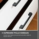 thumbnail image 3 of unbranded 4Ud De Puerta Y Gabinete Negros Estilo Con Tornillos De Fácil Instalación, 3 of 8