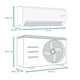 thumbnail image 3 of Mini Split Mabe On/Off 12,000 BTU's solo Frío 115V, 3 of 4