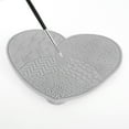 thumbnail image 3 of Unique Bargains 1 Pc Heart-shaped Makeup Sponge Brush Cleaner Gray, 3 of 5