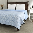 thumbnail image 3 of JAIPUR FABRIC® 180 TC 100% Pure Cotton Ethnic Double Bed Dohar (90 X 100 Inches), Blue, 3 of 4
