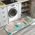 thumbnail image 3 of Pastel Pioneer Flower Pattern Kitchen Rug Mat,Kitchen Runner Rugs Non Skid Washable,Decorative Kitchen Floor Mats for Kitchen,Sink,Laundry,17"x47.2", 3 of 7