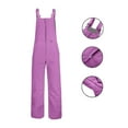 thumbnail image 5 of QHRMKOG Womens Snow Bibs Winter Insulated Adjustable Shoulder Strap Ski Overalls Windproof Ski Pant Fashion Snow Pant Pink M, 5 of 7