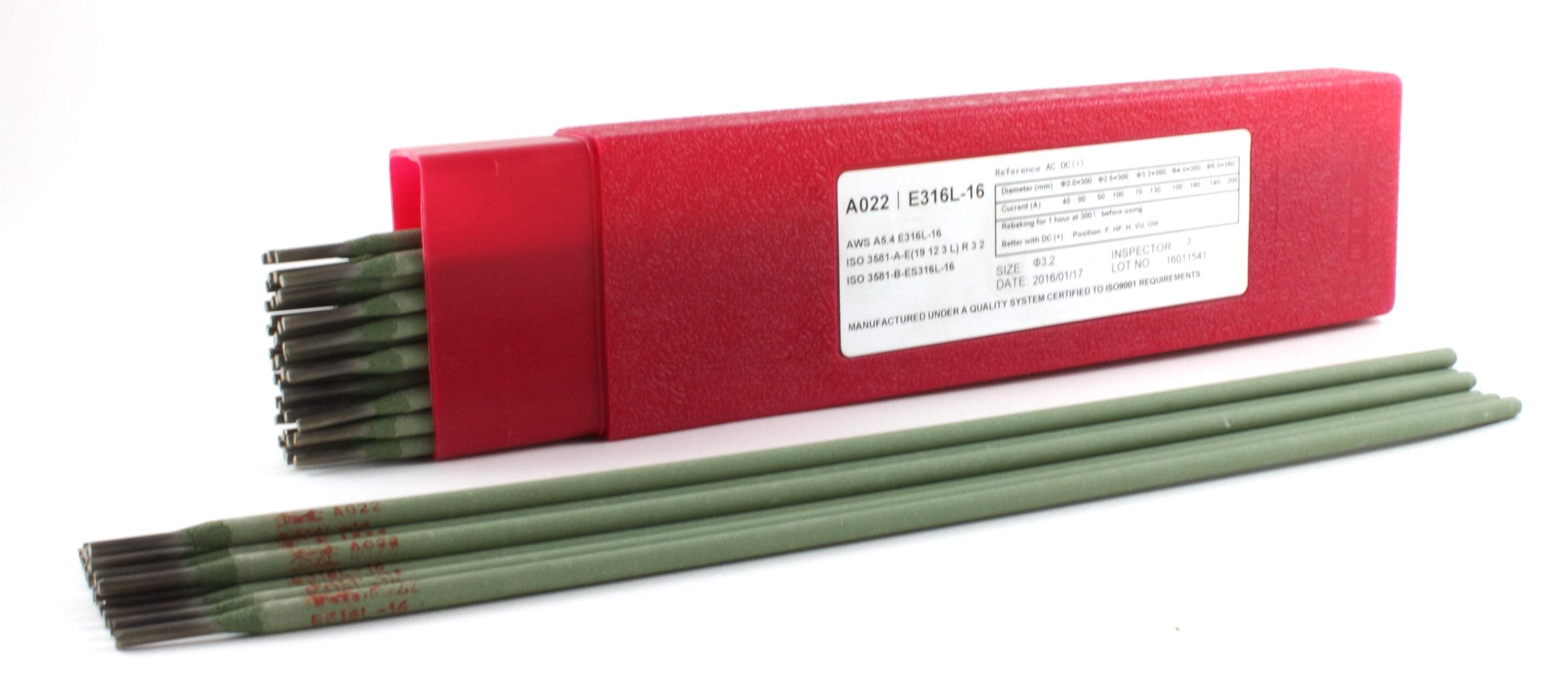 Stainless Steel Electrode 1//2 LB 14/" x 1//8/" E316L-16