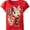 Love Red, variant on Disney Little Girls' Short Sleeve Minnie Love T-Shirt, Red, 2T