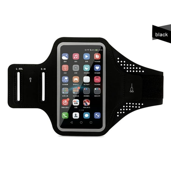 ShengShi Universal Phone Armband Case Water Resistant Running Holder Breathable Fit In 4-6.2 Inch Cell Phone Adjustable Strap Pocket Key