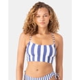 thumbnail image 6 of Roxy Stripe Out Tank Top - Size Xl - Color: Bijou Blue, 6 of 6
