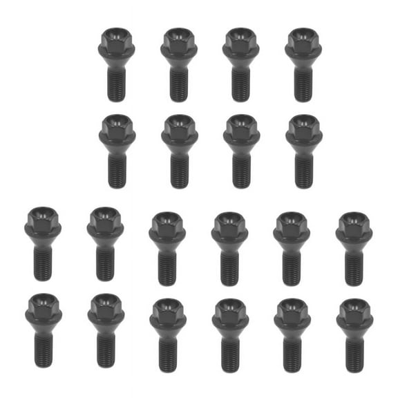 20Pcs Black Wheel Bolt Lug Nut for E30 E36 E46 E60 E90 36136781150