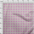 thumbnail image 3 of oneOone Cotton Poplin Pink Fabric Geometric Tile Traditional Sewing Craft Projects Fabric Prints By Yard 56 Inch Wide, 3 of 4