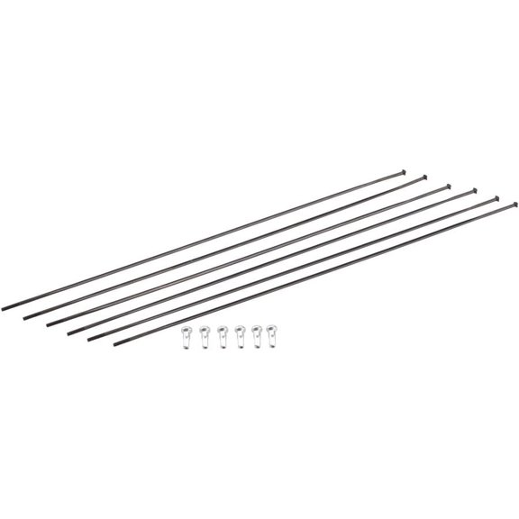 DT Swiss ARC1000 DiCut DB 62 Spoke Kit: Front & Rear Black