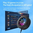 thumbnail image 3 of Ventilador De Refrigeración Silencioso Para Teléfono Móvil, Disipador De Calor Magnético Portátil Para Tabletas De Teléfonos Móviles De Más De 4,5 Pulgadas Serendint EL016463-03, 3 of 5