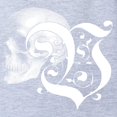 thumbnail image 2 of CafePress - Gothic Skull Initial V - Cute Infant Baby Football Bodysuit, 2 of 3