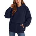 thumbnail image 6 of SYwaren Women's Long Sleeve Pullover Hoodie Oversized Casual Sweatshirt Tops, 6 of 7