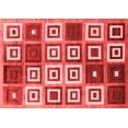 thumbnail image 1 of Ahgly Company Indoor Rectangle Abstract Red Contemporary Area Rugs, 8' x 10', 1 of 4
