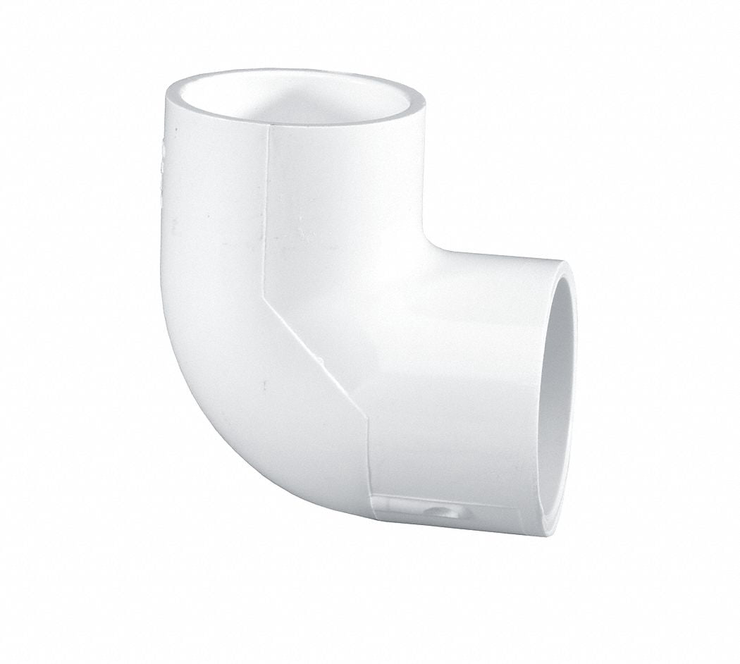 CAI - LASCO 406007BC, PVC, White, 3/4 in, 90 Degrees Elbow Pipe Fittings & Couplers