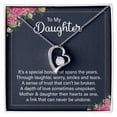 thumbnail image 2 of To My Daughter It's a Special Bond Forever Necklace w Message Card, 2 of 7