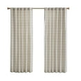 thumbnail image 2 of Madison Park Indoor Modern Curtain Rod Pocket Fleece Lining, 50x95", Natural, 2 of 5