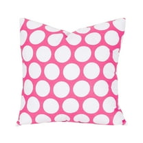 Majestic Home Goods Decorative Hot Pink Large Polka Dot Extra Large Pillow