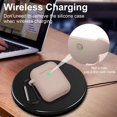 thumbnail image 2 of AirPods Case, Full Protective Silicone AirPods Accessories Cover Compatible with AirPods 1&2 Wireless and Wired Charging Case(Front LED Visible),Tawny, 2 of 8