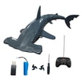 thumbnail image 3 of FashionCha Remote Control Shark Toy RC Shark Diving Toy Practical, Waterproof Boys Girls Realistic Remote Control Water Toys, Simulation Gray, 3 of 8