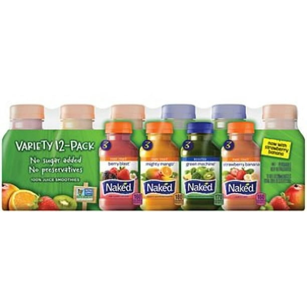 Naked Juice Variety Pack 10 oz, 12 ct. A1 - Walmart.com
