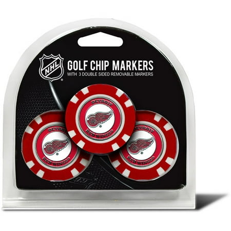 Tomas Holmstrom Detroit Red Wings - Team Golf NHL Detroit Red Wings 3 Pack Golf Chip Ball Markers