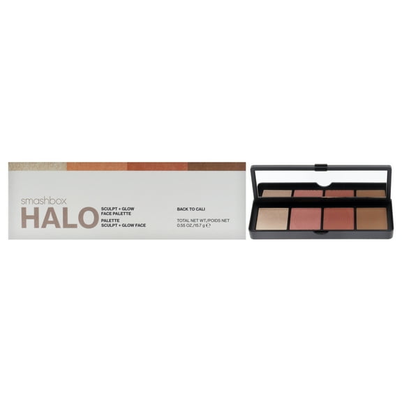 SmashBox Halo Sculpt Plus Glow Face Palette - Black to Cali , 0.55 oz Makeup