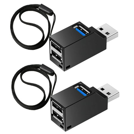 3 Port USB Hub High Speed Splitter Plug and Play Bus Powered, (Best 3 Speed Internal Hub)