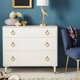 thumbnail image 3 of Juego de 2 tiradores de cajón en bronce cepillado, elegantes pomos dorados para muebles, manijas de armarios y puertas, fácil instalación y agarre, ideales para renovar tu hogar., 3 of 6