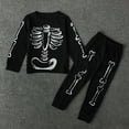 thumbnail image 3 of Children's Spring and Autumn Bone Long-sleeved Top + Trousers Two-piece Home Service Children's Clothing, 3 of 8