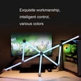 thumbnail image 5 of Lámpara LED de pared inteligente con WIFI, barra de luz RGBIC, luz nocturna de ambiente artesanal, aplicación de música, ritmo, retroiluminación de TV, decoración de sala de juegos y dormitorio, 5 of 5
