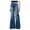 Dark Blue, variant on Aayomet Flare Jeans For Women Women's Plus Size Regular Fit Straight Leg Jean,Black XXL