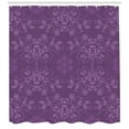 thumbnail image 3 of Ambesonne Eggplant Shower Curtain, Arrangement Ornament, 69"Wx75"L, Violet, 3 of 3