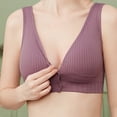 thumbnail image 2 of Front Opening Nursing Bra Adjustable Large Cup Comfortable Maternity Underwear for Pregnancy Feeding Everyday Wear Pink,L, 2 of 9