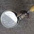 thumbnail image 4 of Manual Can Opener, 2 in 1 Stainless Steel Bottle Opener Manual with Wooden Handle, Side Cut Traditional Stab Can & Tin Opener for Kitchen Camping Traveling, Effortless Opening, 4 of 4