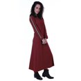 thumbnail image 3 of Moomaya Robe Maxi à Capuche à Manches Longues pour Femmes avec Poches, Décontractée, Longues Robes, 3 of 6