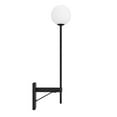 thumbnail image 5 of Modway Riva White Globe Wall Sconce in Black, 5 of 8