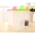 thumbnail image 4 of CNKOO 4pcs Coarse Cereals Storage Box Organizer Plastic Grains Dried Food Storage Case Container  2.5L, 4 of 9