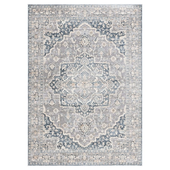SAFAVIEH Cosmopolitan Richard Oriental Area Rug, Cream/Blue, 4' x 6'